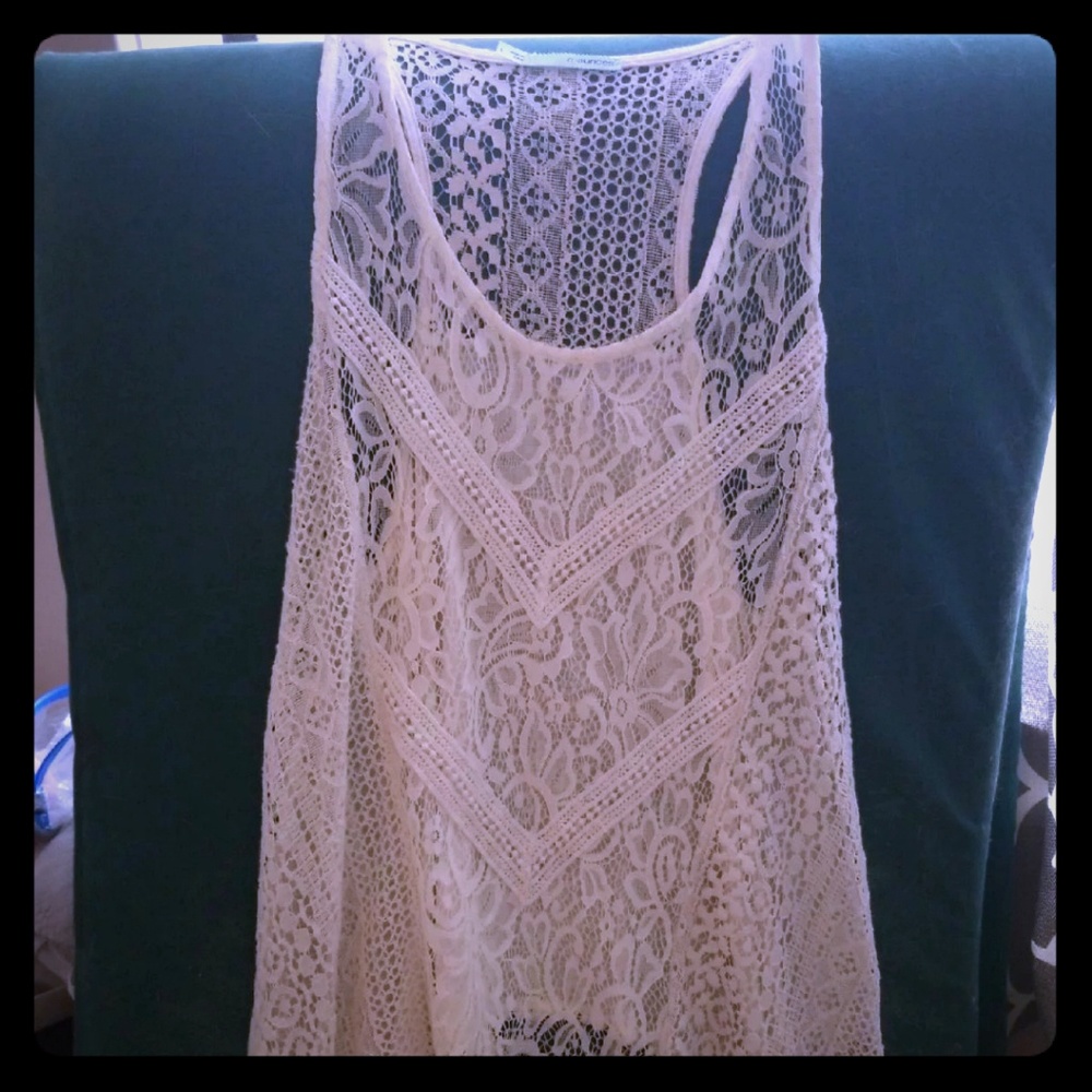 Maurices lace tank top